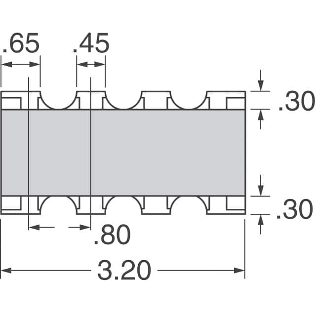 EXB-38VR000V Panasonic Electronic Components  Resistor Networks, Arrays